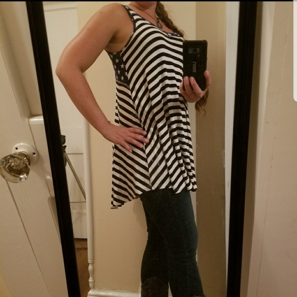 *last S!* Stars and stripes tunic dress - Picture 6 of 6